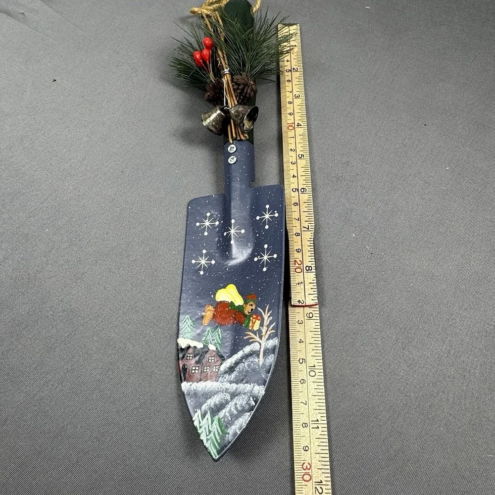 Garden Trowel‎ Spade Shovel Decoration Christmas Hand Painted 10 Inch